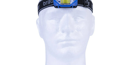 Brillar 5-Mode Headlamp – Blue, 200 Lumens with COB LED