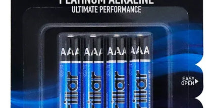 4 Pcs AAA PLATINUM ALAKALINE