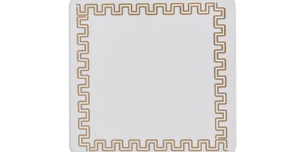 4 Pcs Clevinger MDF Coasters Gold Border
