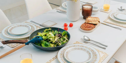 4 Pcs Clevinger MD Placemats Gold Border