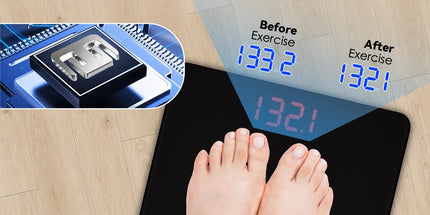 Clevinger Digital Glass Bathroom Scale – 180kg Max Capacity