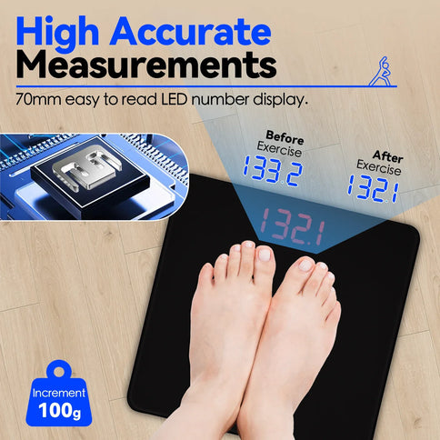 Clevinger Digital Glass Bathroom Scale