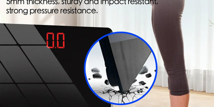 Clevinger Digital Glass Bathroom Scale – 180kg Max Capacity