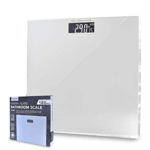 Clevinger Silver Digital Glass Bathroom Scale