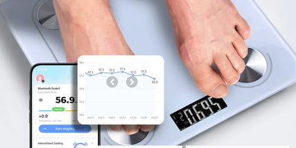 Clevinger Bluetooth Smart Digital Glass Bathroom Scale – 180kg Max Capacity