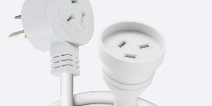 2 Meters Piggyback Extension Power Outlets Lead