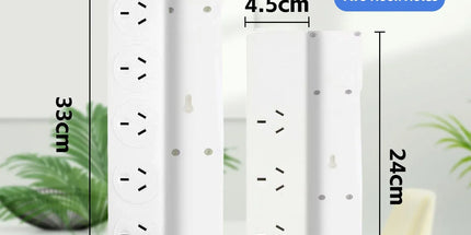 4 Outlet Power Board with 1 Meter Lead Cable