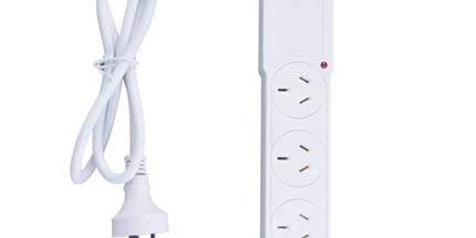 4 Outlet Powerboard With Surge Protection 1M Lead Cable