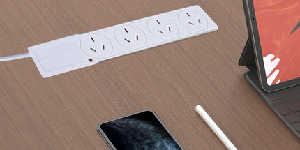 4 Outlet Powerboard With Surge Protection 1M Lead Cable