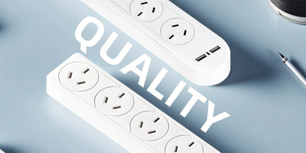 6 Outlet Power Board With Surge Protection 1M Lead Cable