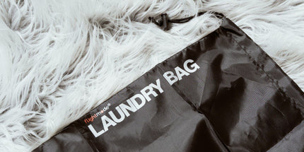Drawstring Water Resistant Travel Laundry Bag Sports Gym Clothes Organiser