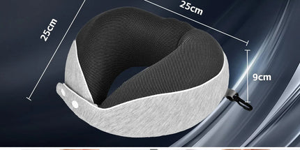 Compact Luxury Memory Foam Travel Pillow