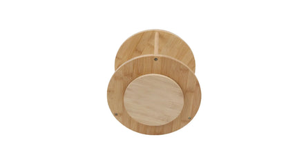 Bamboo Lazy Susan Turntable 2 Tiers