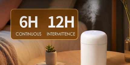 Livingtoday Mini LED Ultrasonic Humidifier 300ml