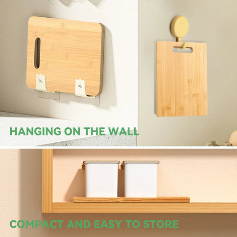 3pc Bamboo Cheese Cutting & Serving Chopping Board Set