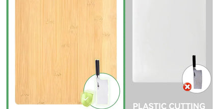 6 Pcs Bamboo Cheese Cutting & Serving Board Set – Moso Bamboo, Reversible, BPA-Free