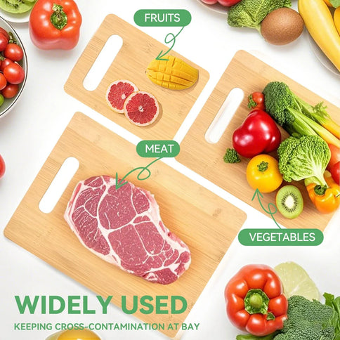 6pc Bamboo Cheese Cutting & Serving Board Set