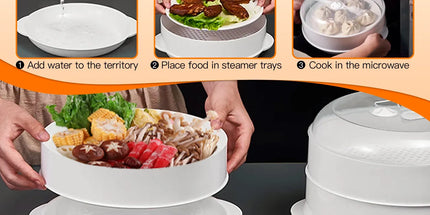 2 Tier Microwave Steamer