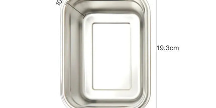 Clevinger Stainless Steel Bamboo Extra Large Lunch Box 2000ml