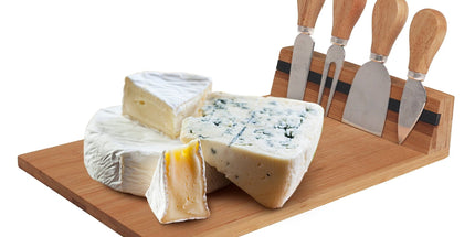 Bamboo Cheese Board and Knife Set