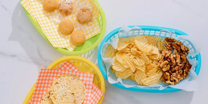 3 Pcs Cook Easy Oval Plastic Snack Baskets