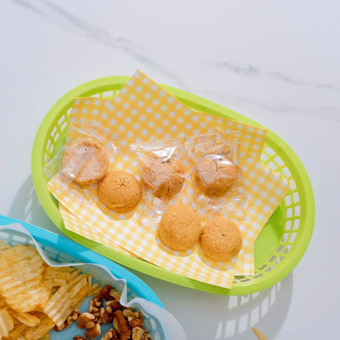 3pc Cook Easy Oval Plastic Snack Baskets