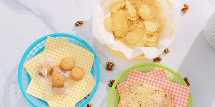 3 Pcs Cook Easy Round Plastic Snack Baskets