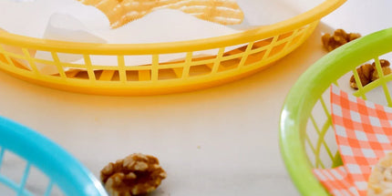3 Pcs Cook Easy Round Plastic Snack Baskets