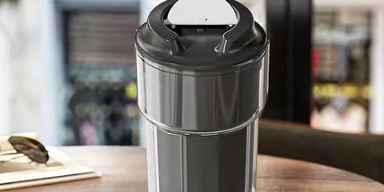 460ml Double wall insulated Coffee Cup Black