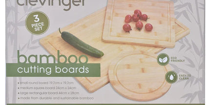 3 Pcs Bamboo Cutting Board
