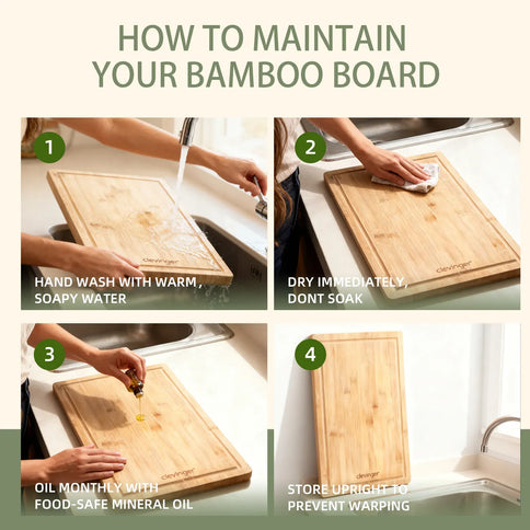 3pc Bamboo Cutting Board