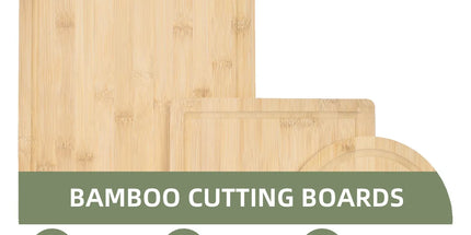 3 Pcs Bamboo Cutting Board