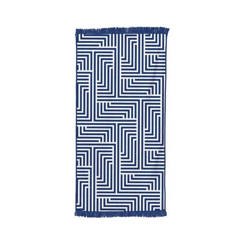 Rectangular Beach Towel with Tassel