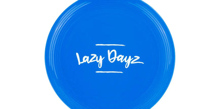 28cm Lazy Dayz Jumbo Neon Beach Frisbee - Blue