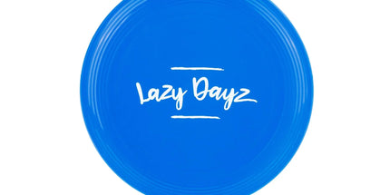 28cm Lazy Dayz Jumbo Neon Beach Frisbee - Blue