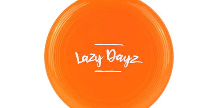 28cm Lazy Dayz Jumbo Neon Beach Frisbee - Orange