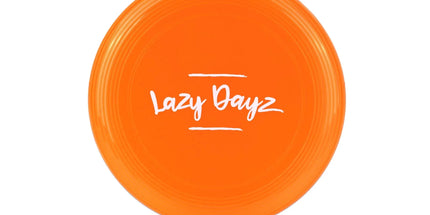 28cm Lazy Dayz Jumbo Neon Beach Frisbee - Orange
