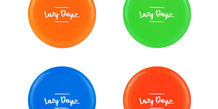 28cm Lazy Dayz Jumbo Neon Beach Frisbee - Orange