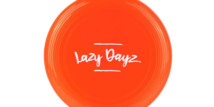 28cm Lazy Dayz Jumbo Neon Beach Frisbee - Red