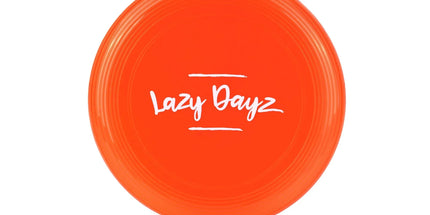 28cm Lazy Dayz Jumbo Neon Beach Frisbee - Red