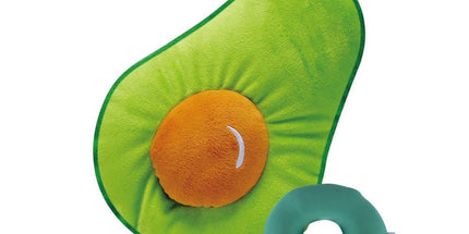 Two-Way Reversible Microfibre Travel Pillow-Avocado
