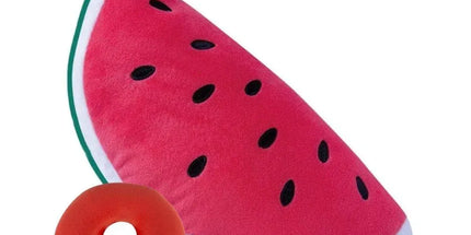 Two-Way Reversible Microfibre Travel Pillow-Watermelon