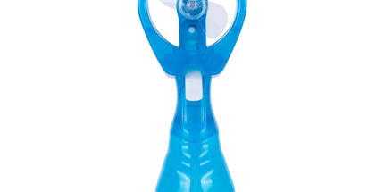Handhold Battery Powered Personal Water Spray Fan-Blue/Pink - Blue