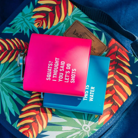 2pc Stainless Steel Hip Flask (175?ml Each)
