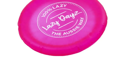 Lazy Dayz Inflatable Frisbee - Pink