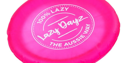 Lazy Dayz Inflatable Frisbee - Pink
