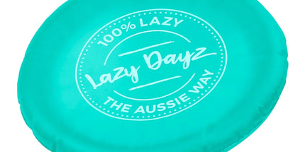 Lazy Dayz Inflatable Frisbee - Teal