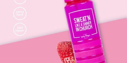 Lazy Dayz Sports Bottle 750ml - Pink