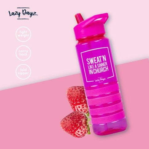 Pink Lazy Dayz Sports Bottle 750ml