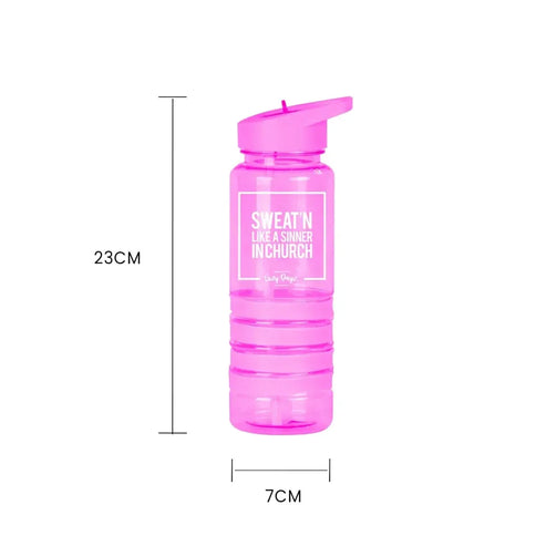 Pink Lazy Dayz Sports Bottle 750ml
